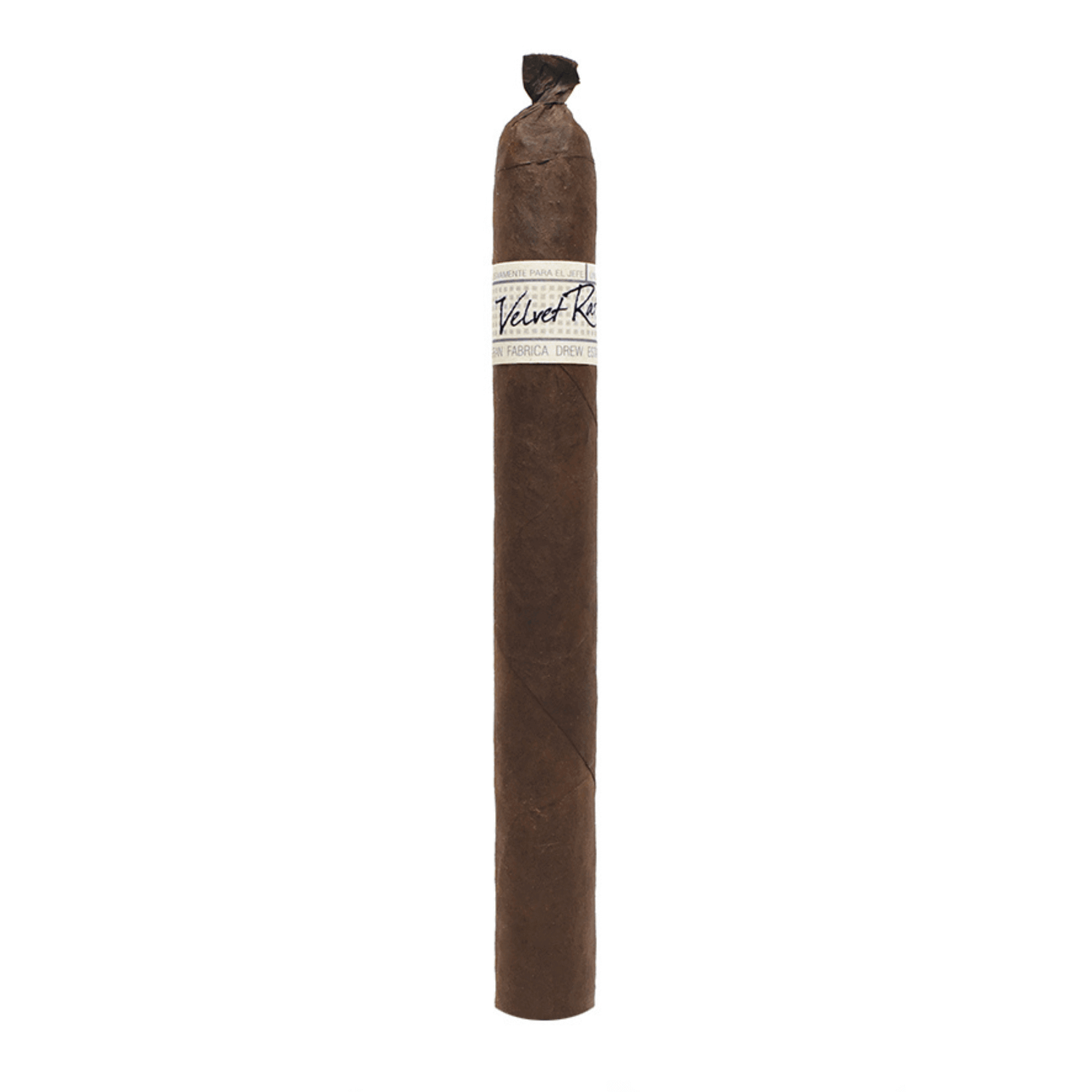 Liga Privada Unico Velvet Rat cigar with Connecticut Broadleaf Oscuro wrapper. Medium-to-full strength, rich flavors, 6.25 x 46 size.