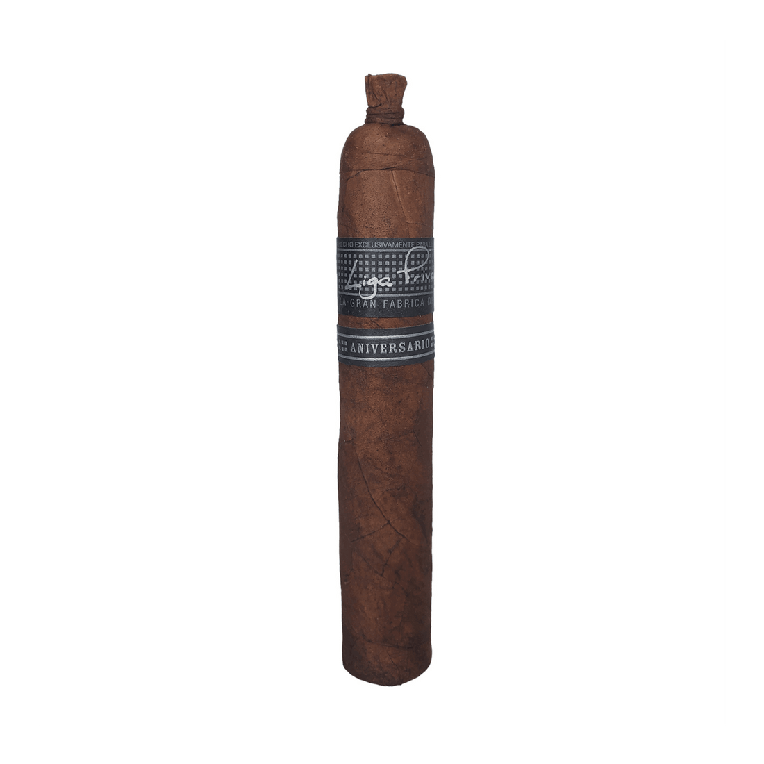 Liga Privada 10 Aniversario Robusto cigar featuring Nicaraguan origin, Connecticut wrapper, and medium-to-full strength.