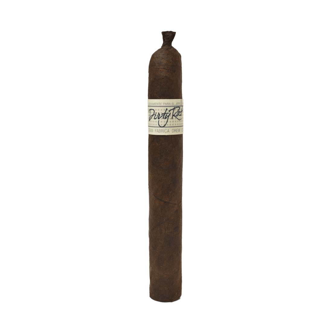 Liga Privada Único Serie Dirty Rat cigar, 5 x 44 Corona, full-bodied with dark chocolate and espresso notes, 12-count box.