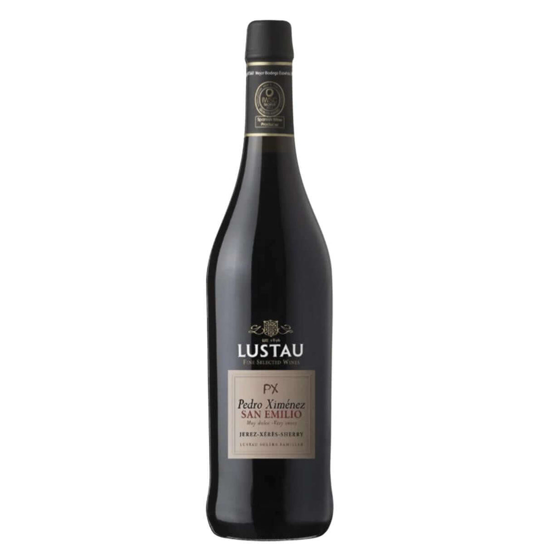 Lustau Pedro Ximenez San Emilio Sherry Wine 750ml Bottle from Jerez, Spain