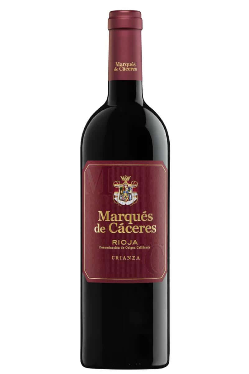 Marques de Caceres Crianza Rioja 2017 red wine bottle, 750ml, Spanish Rioja region.