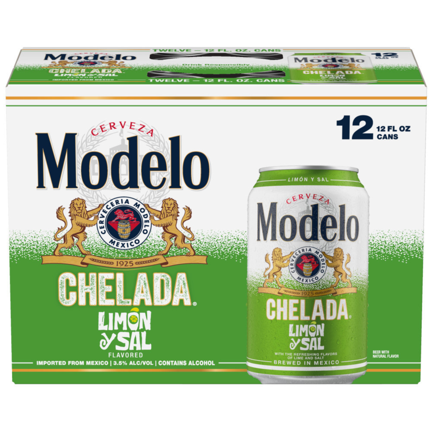Modelo Chelada Limon y Sal 12 Pack | 12oz Cans
