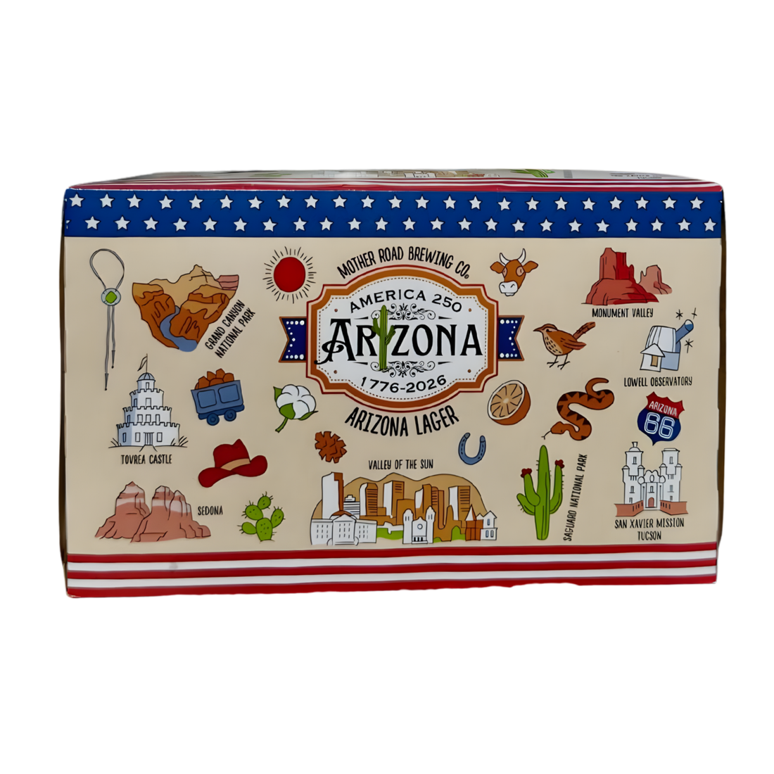 Mother Road America 250 Lager 6 Pack | 12oz Cans