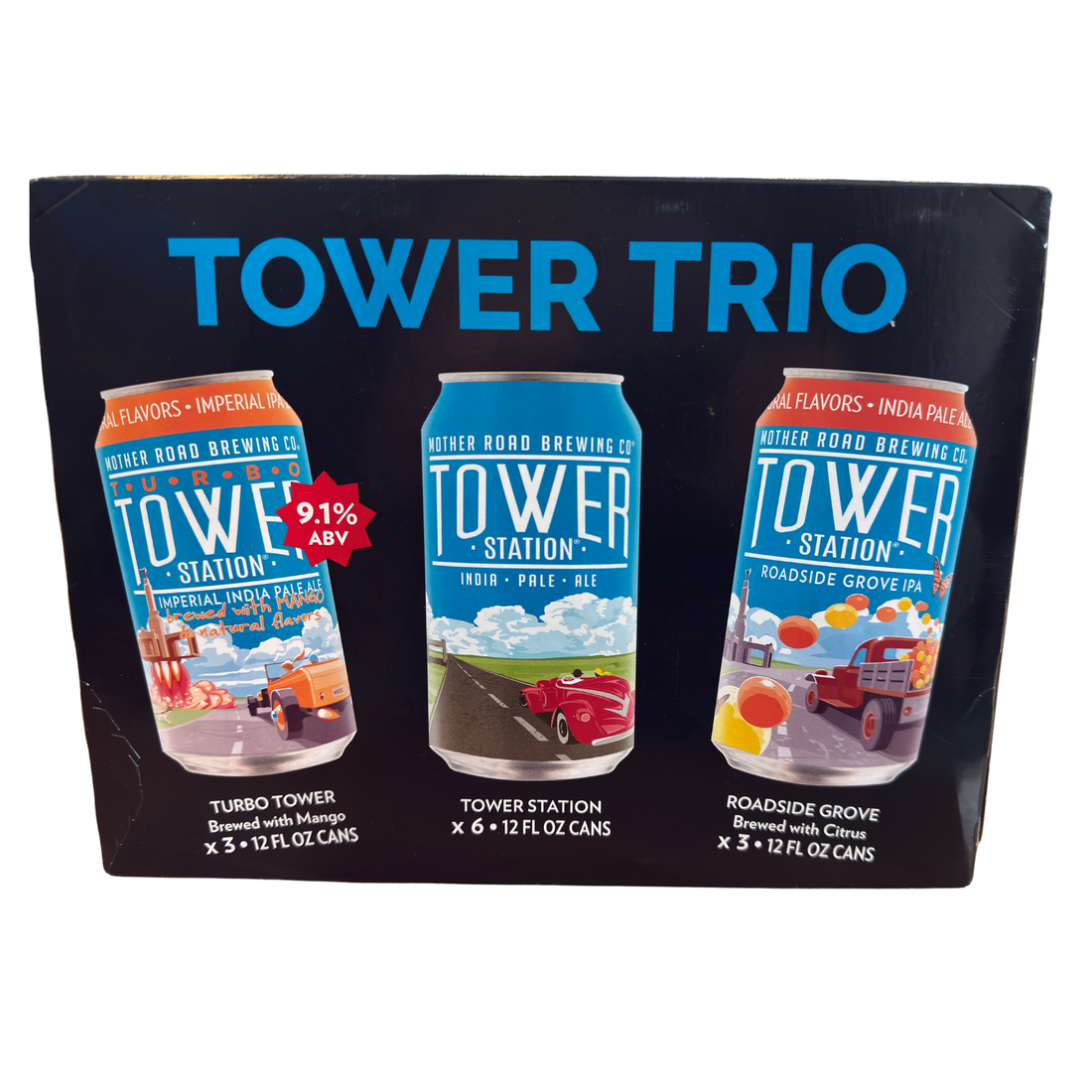 Mother Road Tower Trio Variety 12 Pack | 12oz Cans
