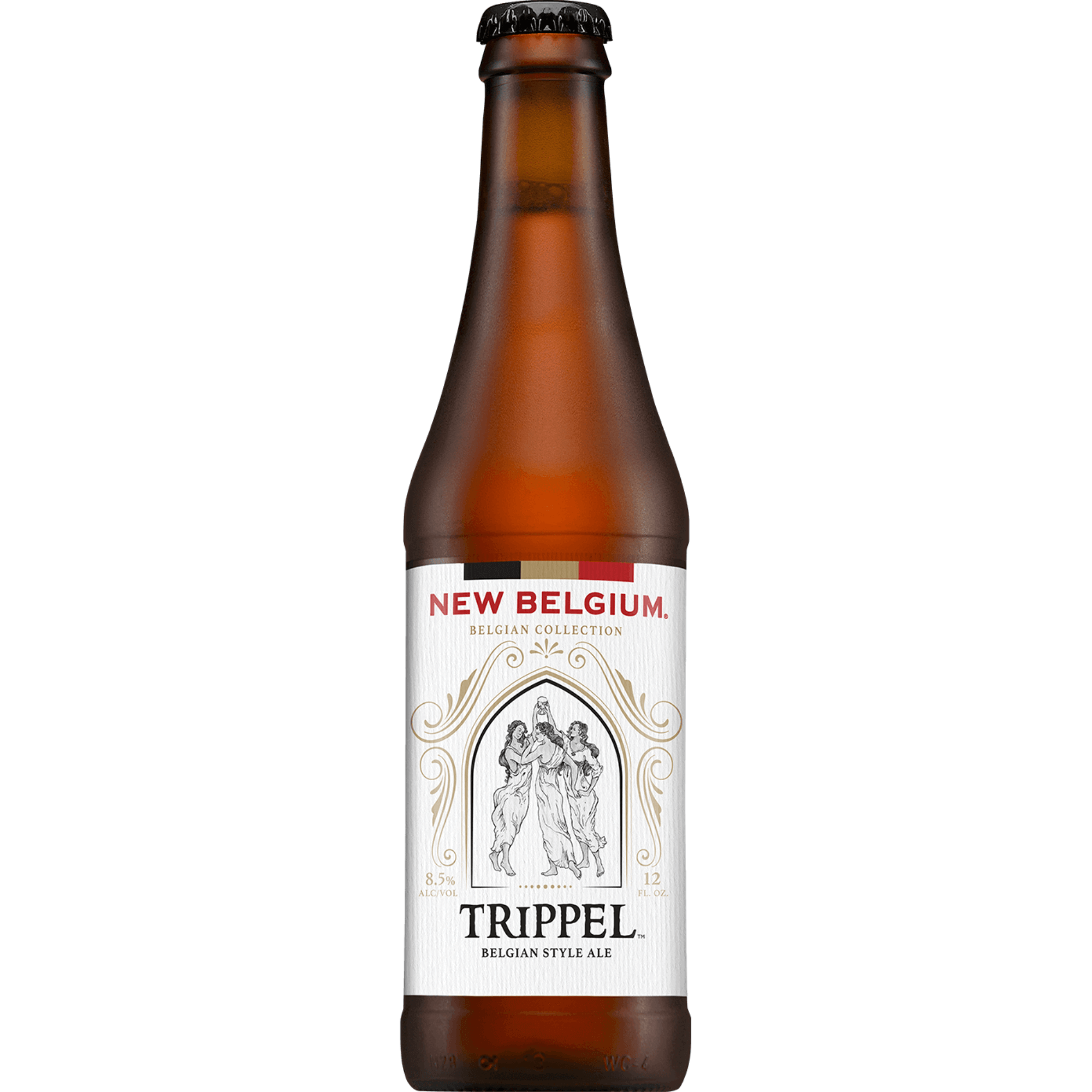 Golden Belgian-style ale with a frothy white head, rich aroma of fruit and spice, and smooth, bubbly finish.