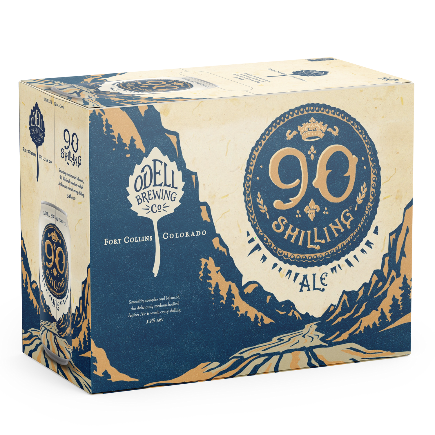 Odell 90 Shilling 12 Pack | 12oz Cans