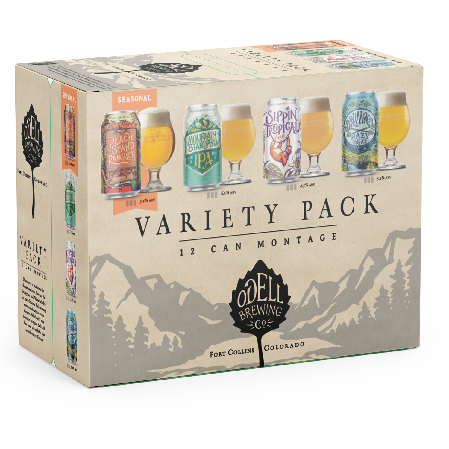 Odell Montage Variety 12 Pack | 12oz Cans