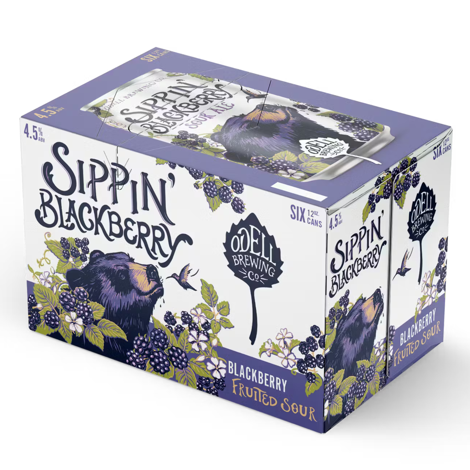Odell Sippin Blackberry Sour Ale 6 Pack | 12oz Cans