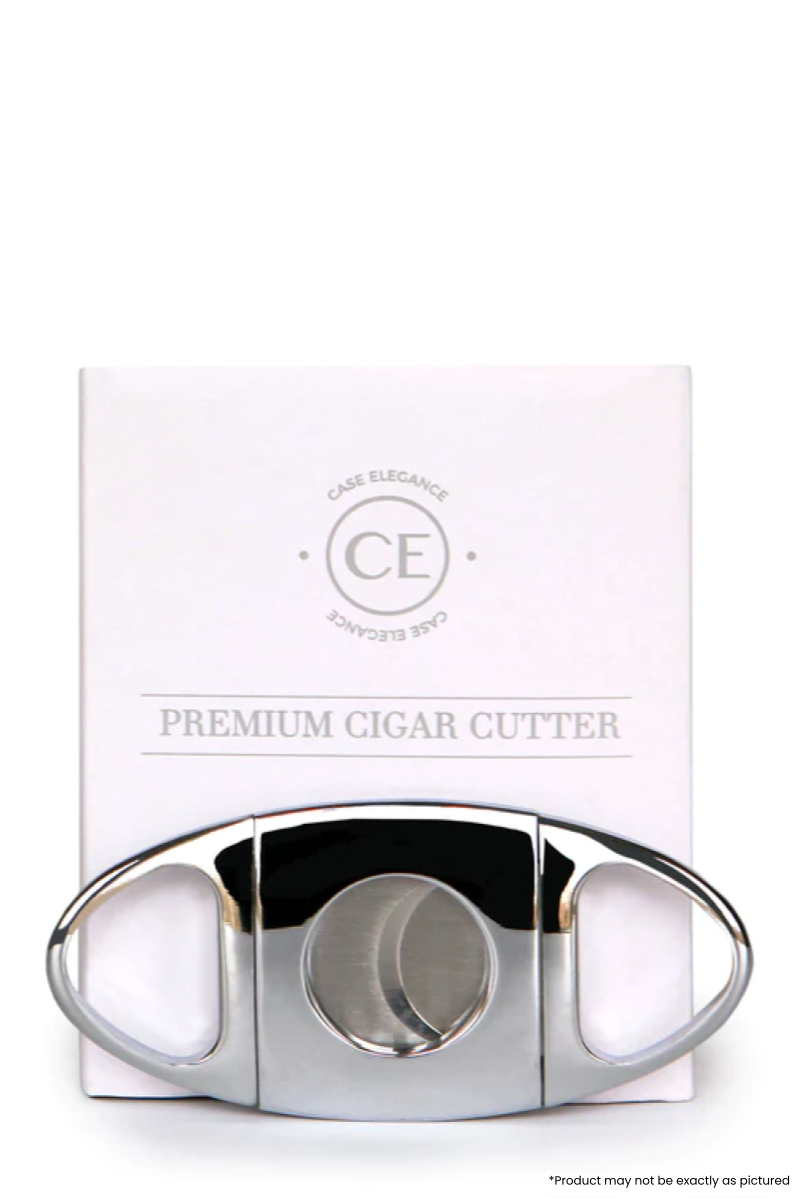 The Sharpest Cut. Introducing the chrome finish twin guillotine cigar cutter by Klaro. We spent countless hours making sure this cutter has the sharpest blades with the smoothest movement. This elegant cutter has the perfect no-tricks cut that your cigars