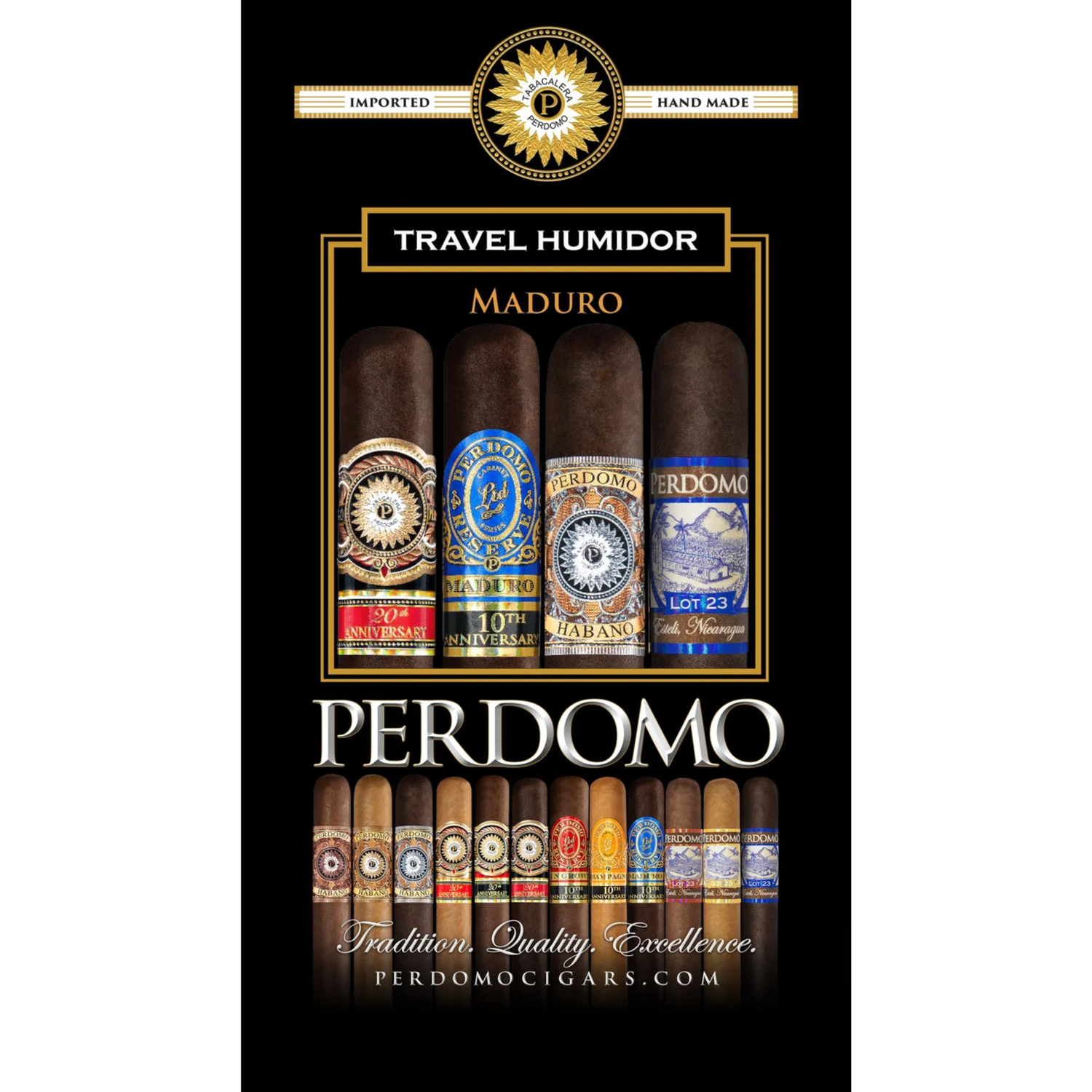 Perdomo Maduro Epicure Sampler 4ct BAG