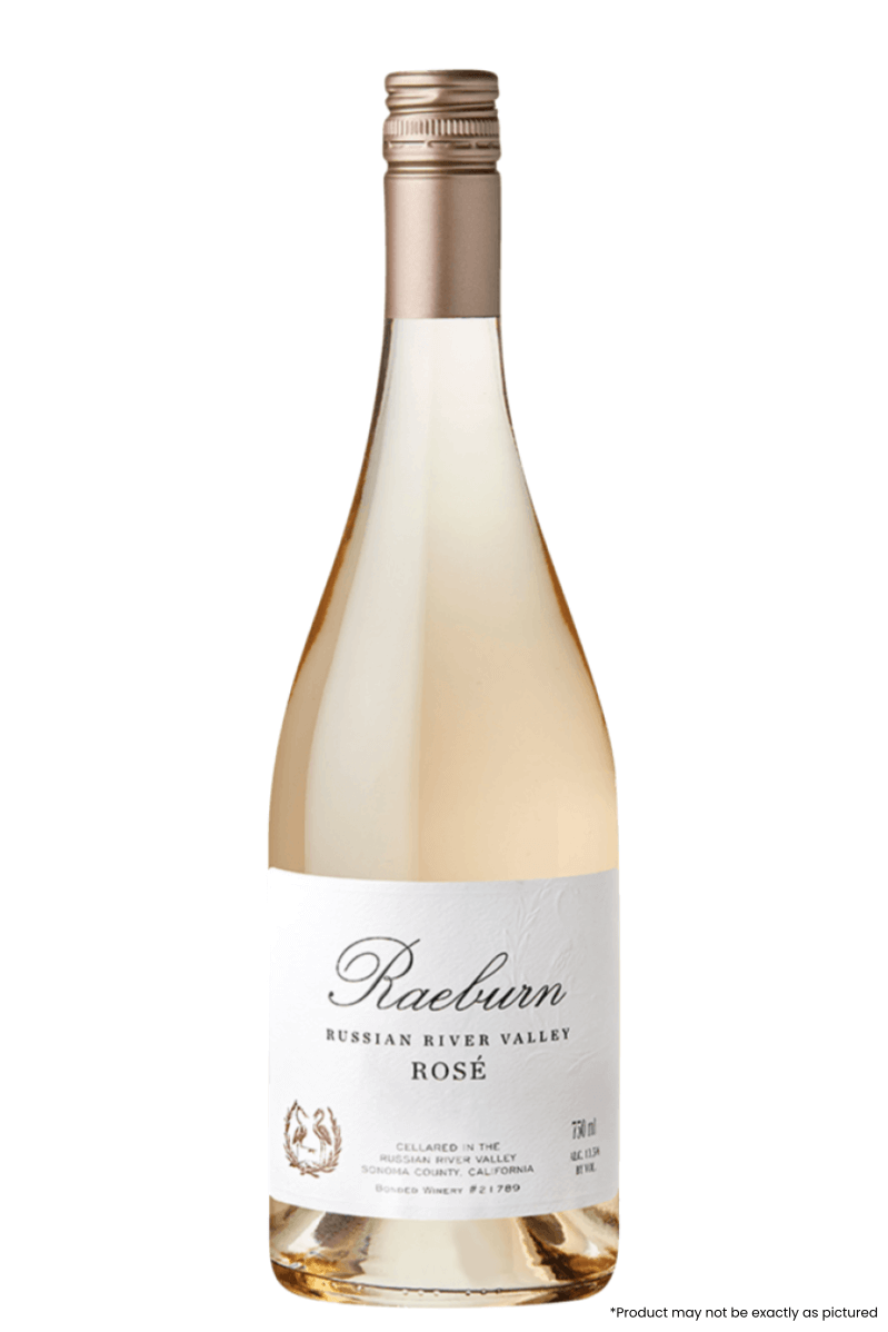 Type: Rose Wine

Varietal: Red Blend

Region: Russian River Valley, CA

Country: USA

Size: 750ml

ABV: 13.5%

Notes: Raeburn RRV Rose 2018 66% Zinfandel, 26% Pinot Noir, and 8% Grenache crafted in a Provençal style, and fermented in stainless steel tanks