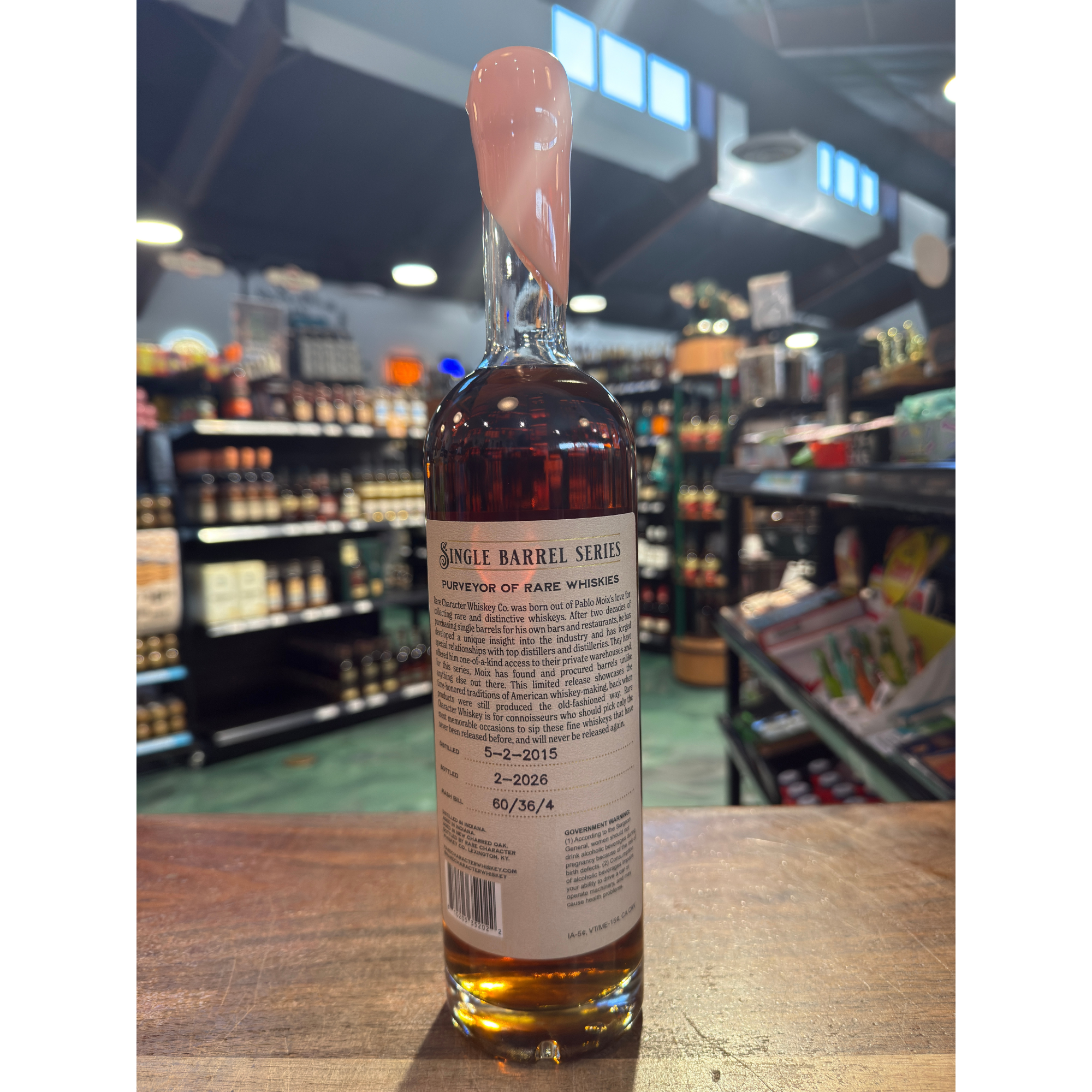 Rare Character Monkey Mafia Business PPLD And Flag Liquor Single Barrel 750ml