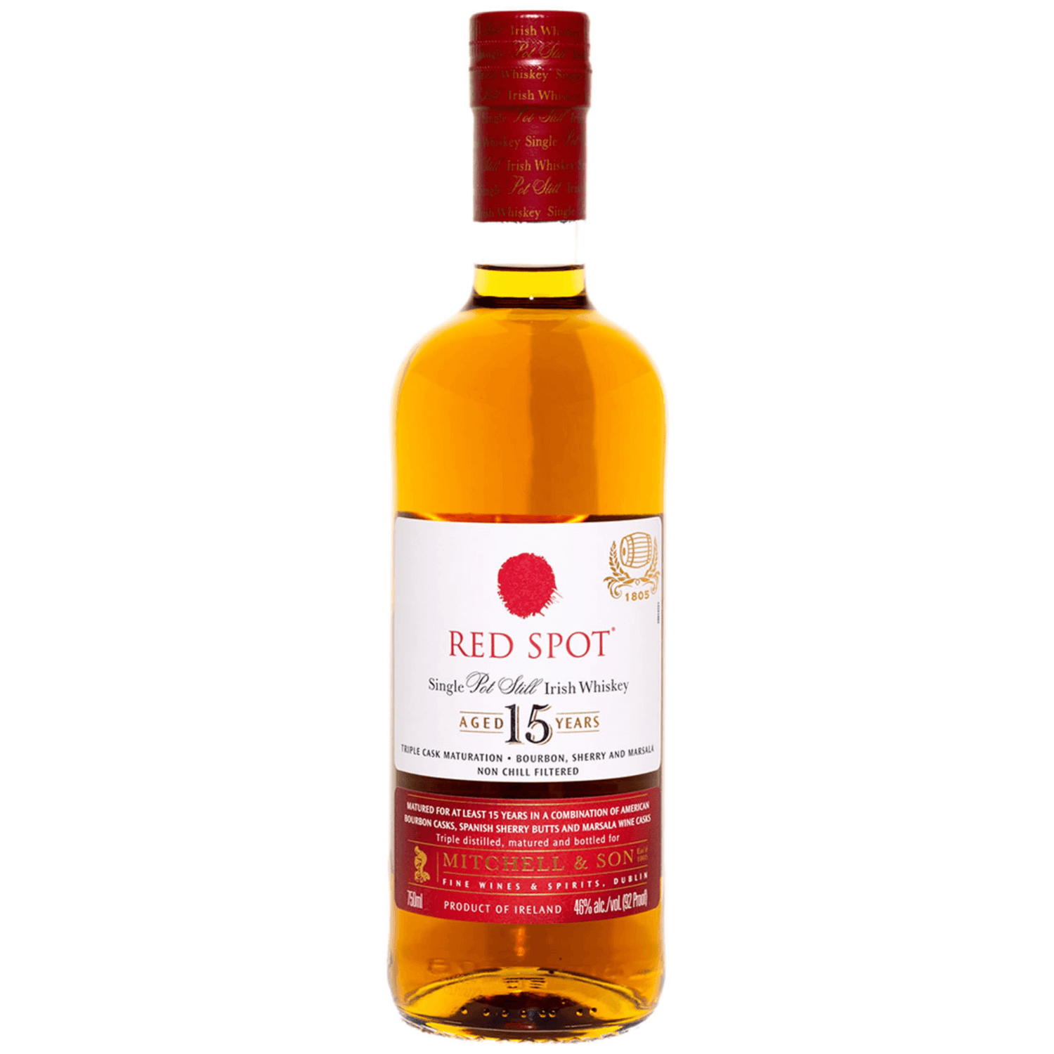 Red Spot 15YR Whiskey 750ml