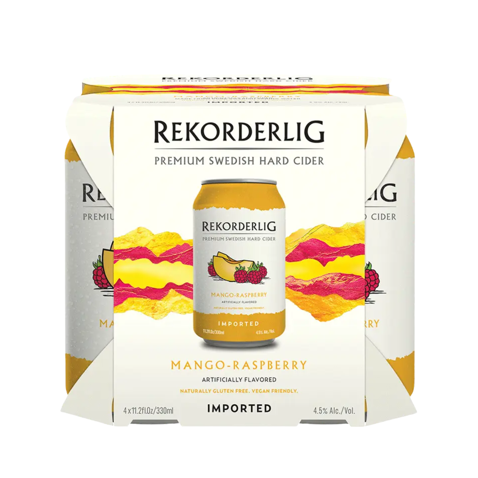 Rekorderlig Mango Raspberry 4 Pack | 12oz Cans
