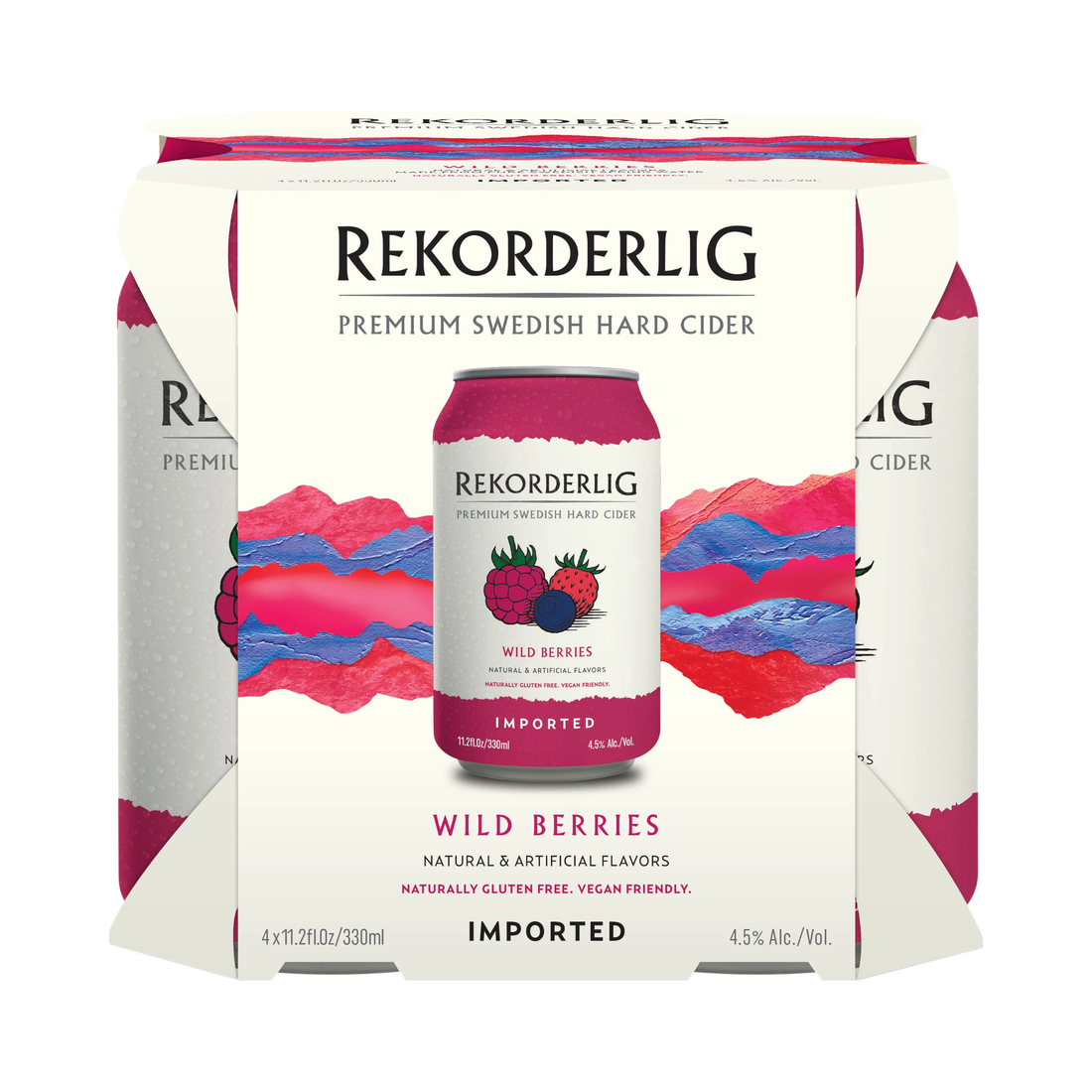 Rekorderlig Wild Berry Cider 4 Pack | 12oz Cans