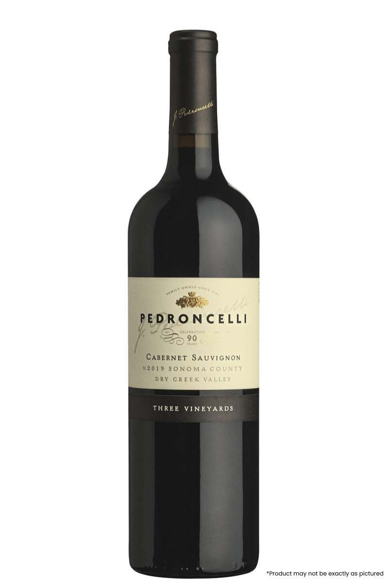 Pedroncelli Three Vineyards Cabernet Sauvignon 2019 750ml