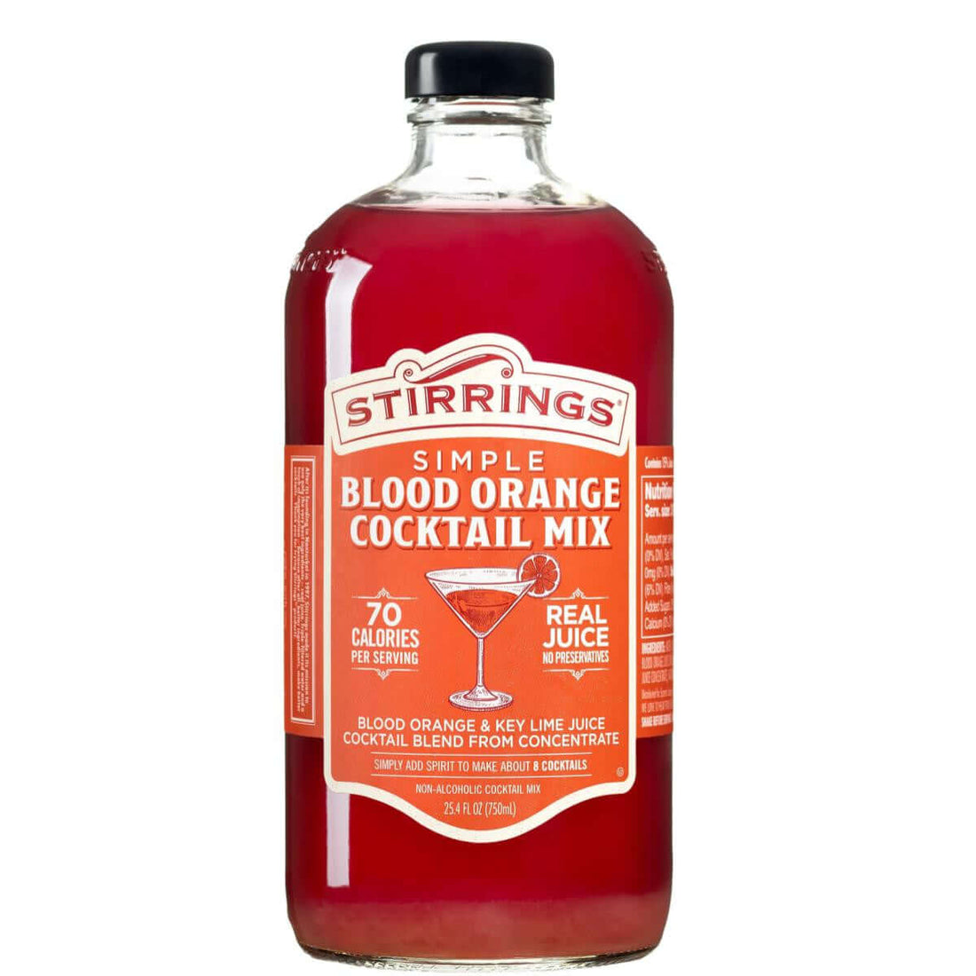 Stirrings Blood Orange Cocktail Mix 750ml