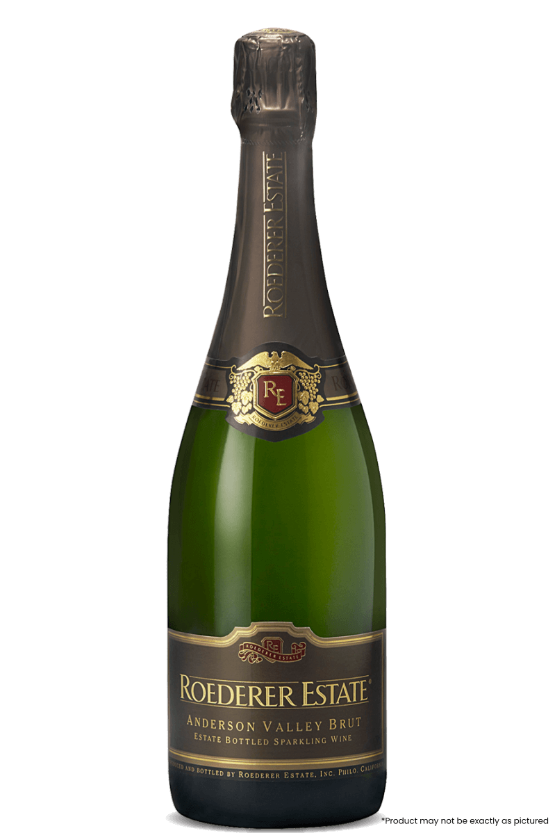 Bottle of Roederer Estate Brut NV sparkling wine from Anderson Valley, California, 750ml.