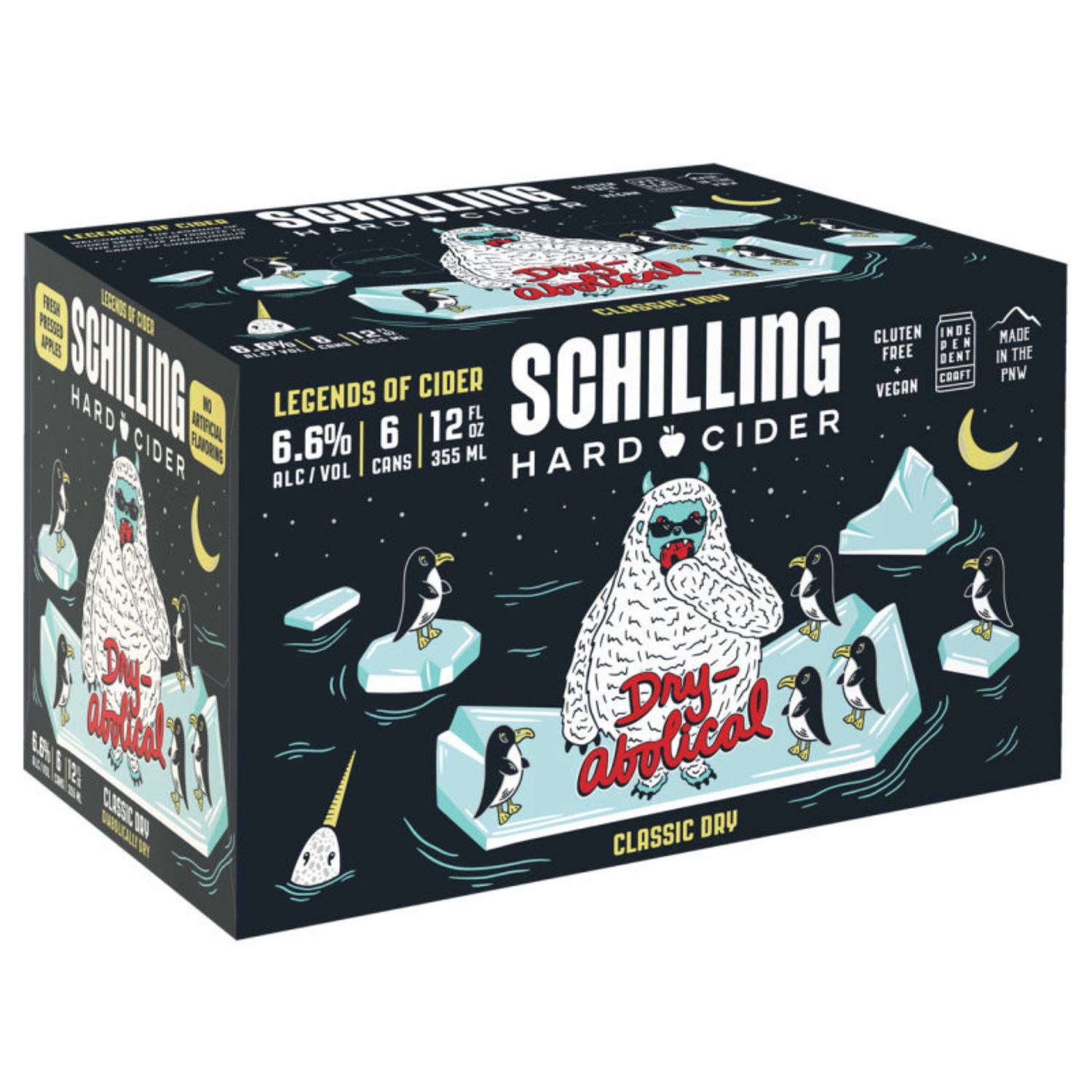 Schilling Dry Abolical 6 Pack | 12oz Cans