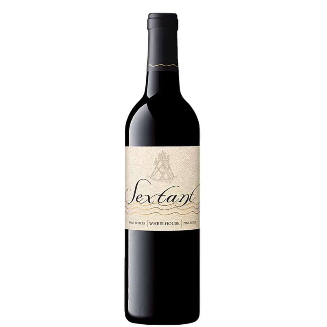 Bottle of Sextant Wheelhouse Zinfandel 2020, a red wine from Paso Robles, California with 14.5% ABV.