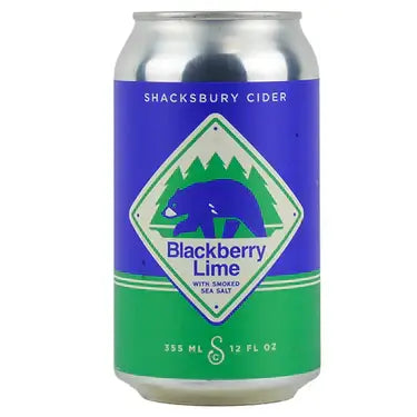 Shacksbury Blackberry Lime Organic Cider 12oz CAN