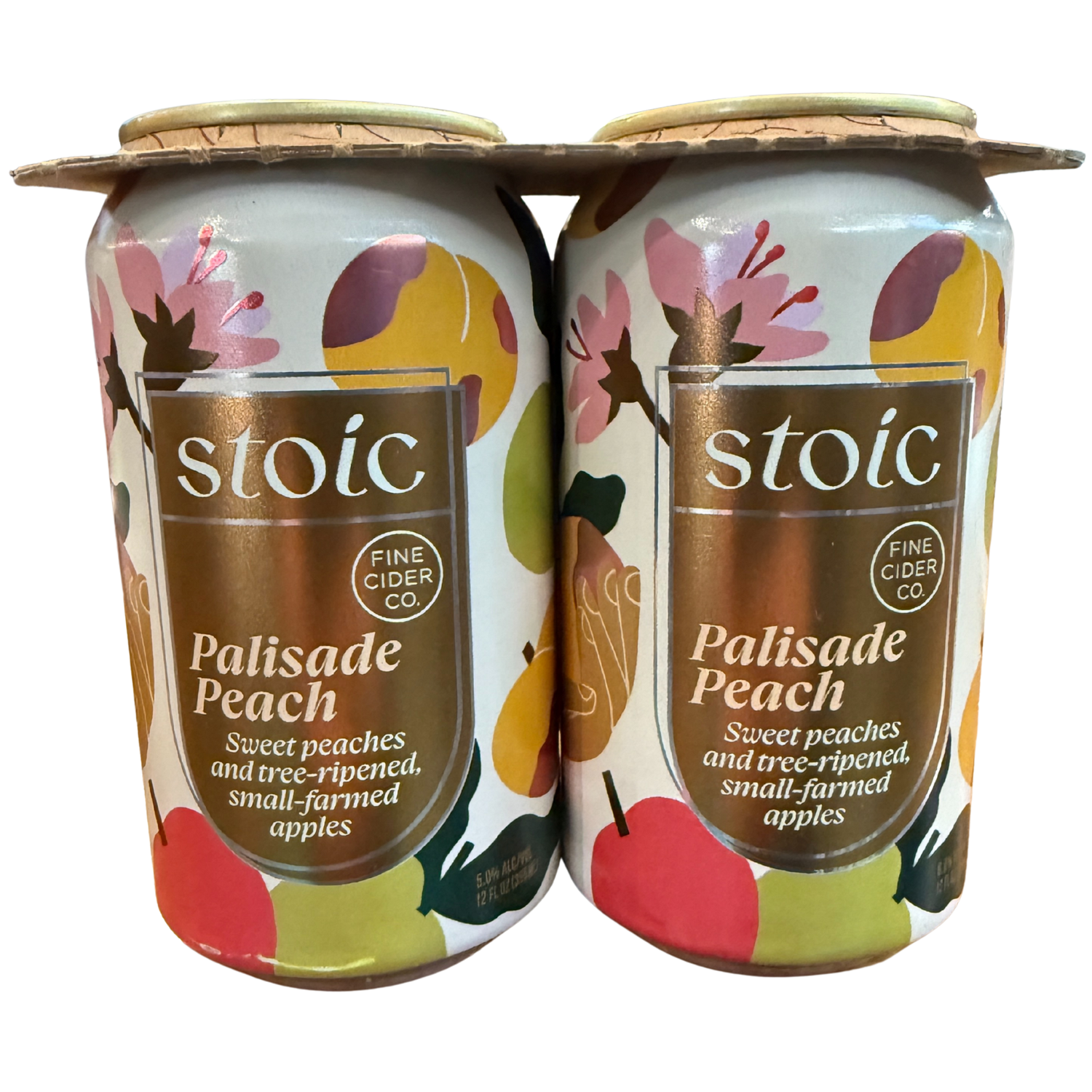 Stoic Cider Palisade Peach Cider 4 Pack | 12oz Cans