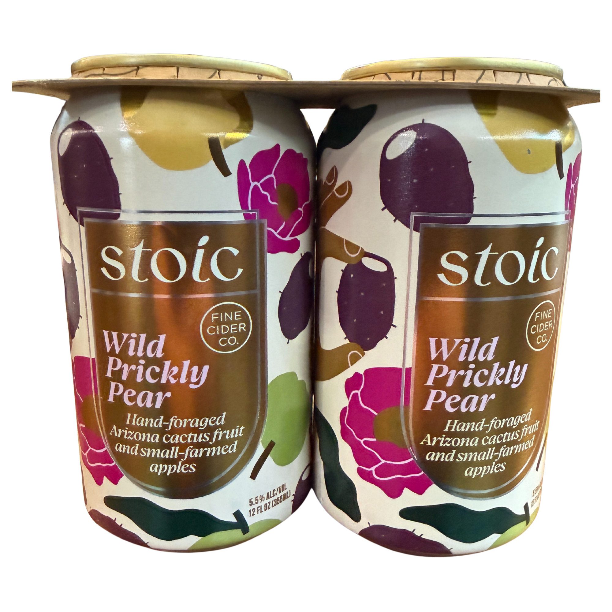 Stoic Cider Wild Prickly Pear Cider 4 Pack | 12oz Cans