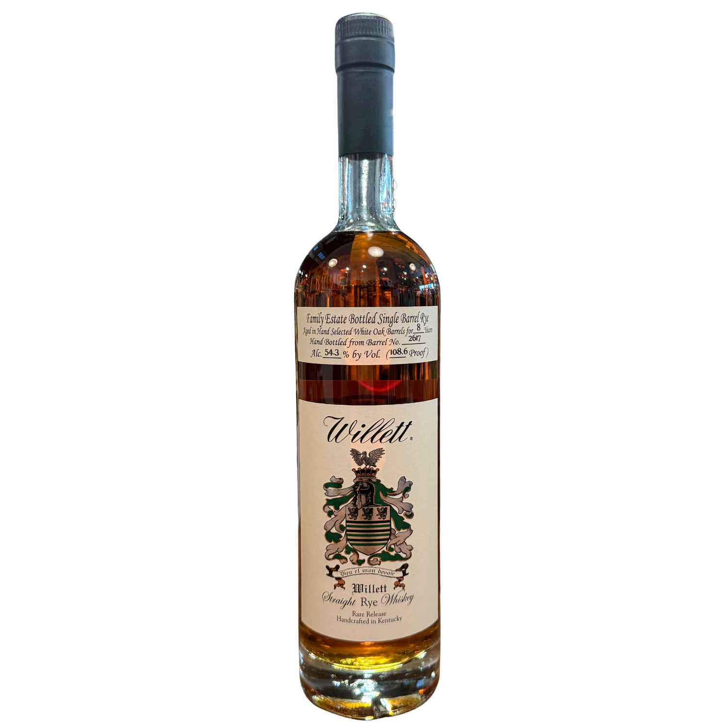 Willett Family Estate 8yr Rye All The Rye&