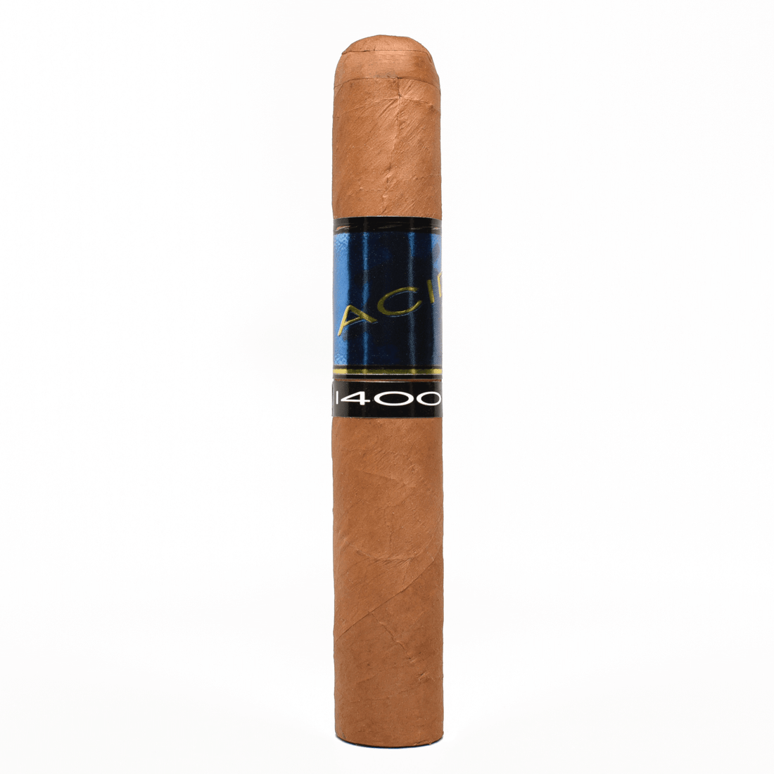Drew Estate ACID 1400CC cigar with Connecticut Shade wrapper, combining sweet cream and herbal botanicals, 5 x 50 Robusto size.