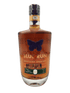Blue Run Kentucky Straight Bourbon Whiskey bottle with a butterfly emblem, displaying rich amber color and elegant packaging.