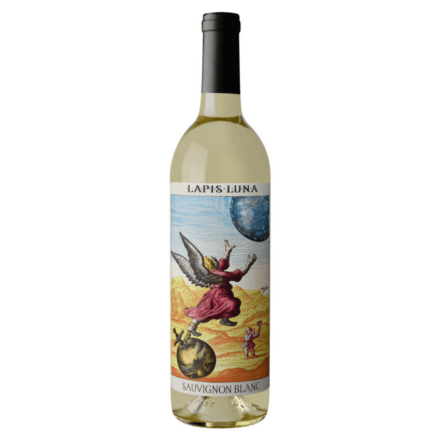 Lapis Luna Sauvignon Blanc 2022 wine bottle, North Coast California, 750ml, vibrant and aromatic white wine.