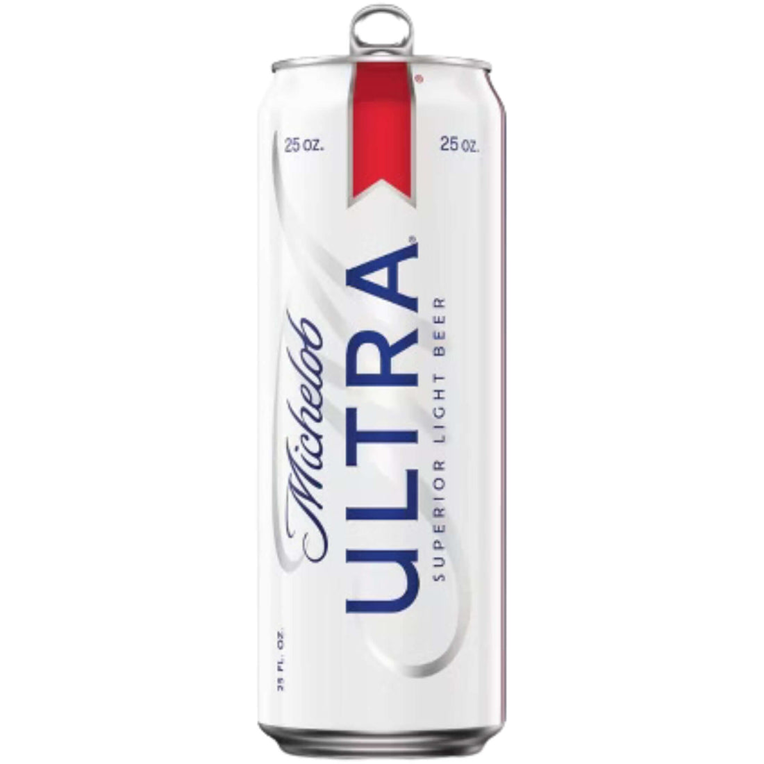 Michelob Ultra 25oz can, a light lager by Anheuser-Busch, known for its crisp, refreshing taste, 4.2% ABV, from St. Louis, USA.