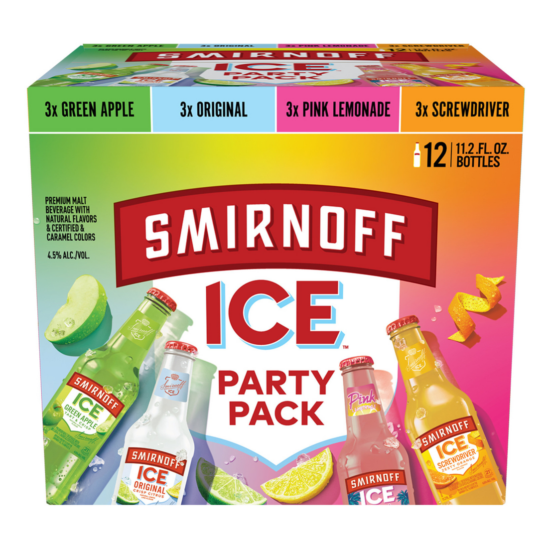 Smirnoff Ice Party Pack 12 Pack | 11.2oz Bottles